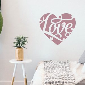 Love Heart Stencil - Art and Wall Stencil - Image 5