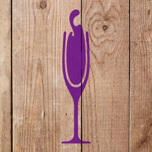 Champagne Wine Flute Glass Stencil - Art and Wall Stencil - Image 3