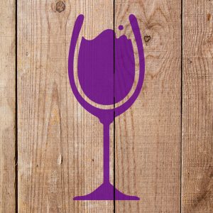 Wine Glass Stencil - Art and Wall Stencil - Image 3