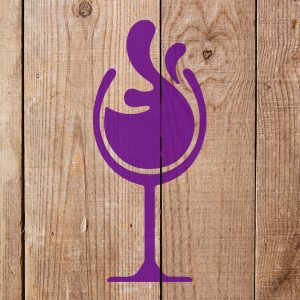 Wine Glass Stencil - Art and Wall Stencil - Image 3