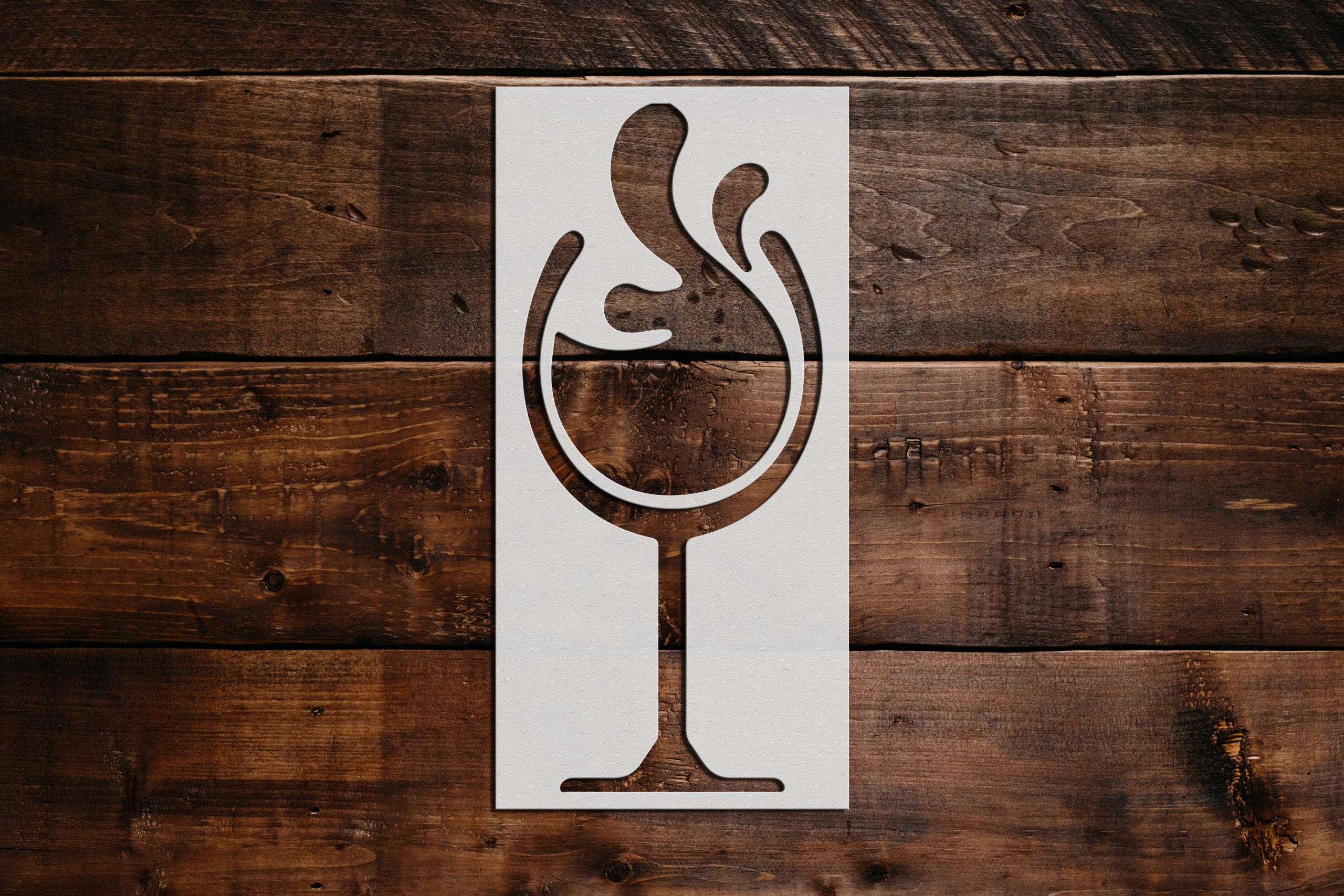 Wine Glass Stencil Art And Wall Stencil Stencil Giant   426 Scaled 