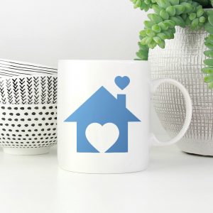 House with Hearts Stencil - Art and Wall Stencil - Image 5