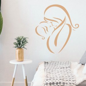 Mother and Child Stencil - Art and Wall Stencil - Image 3