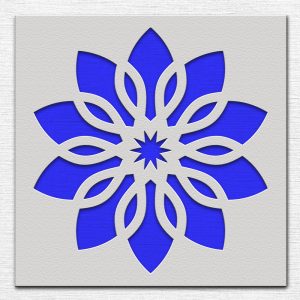 Flower Stencil - Art and Wall Stencil - Image 3