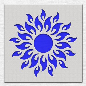 Sun Stencil - Art and Wall Stencil - Image 4