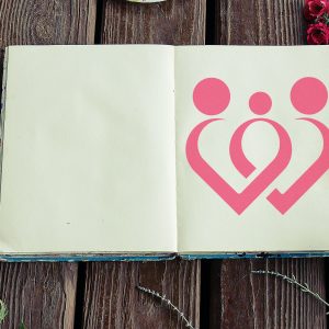 Family Hearts Stencil - Art and Wall Stencil - Image 3