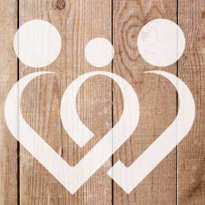 Family Hearts Stencil - Art and Wall Stencil - Image 6