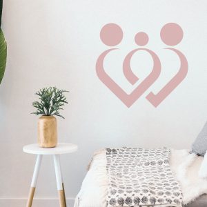 Family Hearts Stencil - Art and Wall Stencil - Image 5