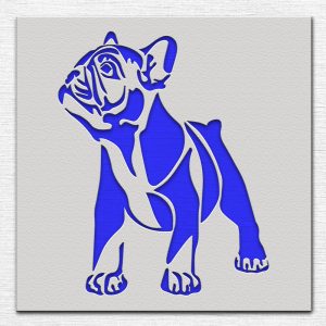 Dog Stencil 350 micron Mylar not Hobby stuff #DOGS093 POODLE 