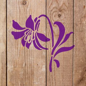 Lily Stencil - Art and Wall Stencil - Image 4