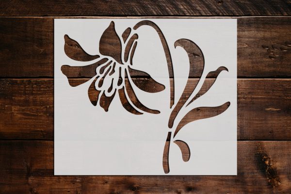 Large 10x12 Lily Stencil for Painting on Wood - Flower Stencils for  Crafts Reusable on Canvas, Paper, Walls, Furniture and More - DIY Art &  Paint