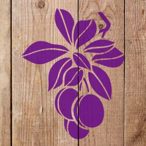 Peaches Stencil - Art and Wall Stencil - Image 4