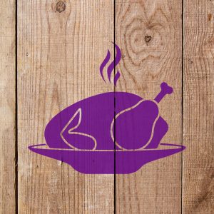 Turkey Dinner Stencil - Art and Wall Stencil - Image 4