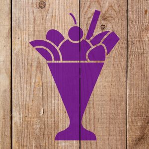 Frozen Cocktail Stencil - Art and Wall Stencil - Image 4