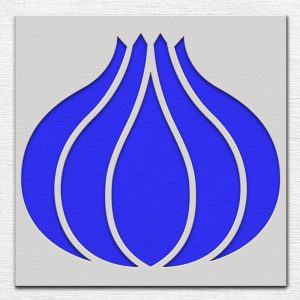 Onion Stencil - Art and Wall Stencil - Image 3