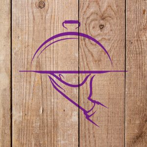 Waiter with Serving Platter Stencil - Art and Wall Stencil - Image 4