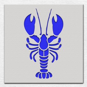 Lobster Stencil - Art and Wall Stencil - Image 3