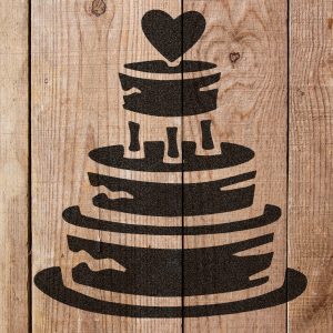 Wedding Cake Stencil - Art and Wall Stencil - Image 4