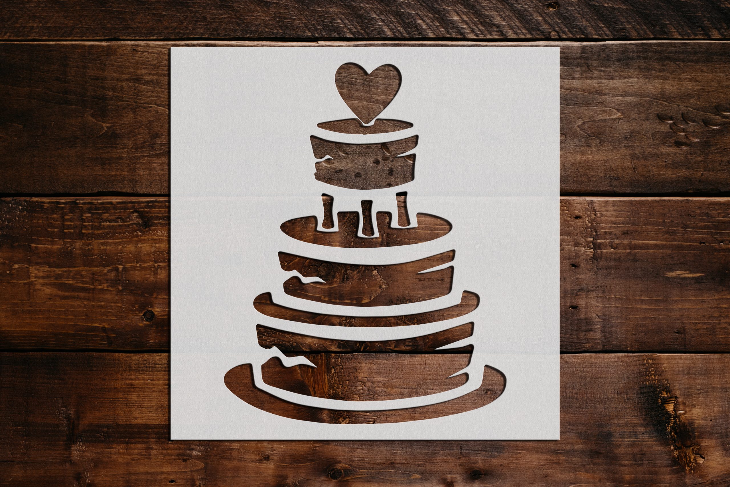 Wedding Cake Stencil Art and Wall Stencil Stencil Giant