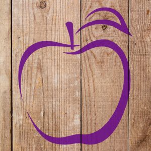 Apple Stencil - Art and Wall Stencil - Image 4