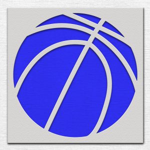 Basketball Stencil - Art and Wall Stencil - Image 4