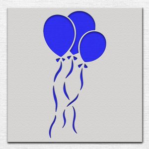Balloons Stencil - Art and Wall Stencil - Image 3