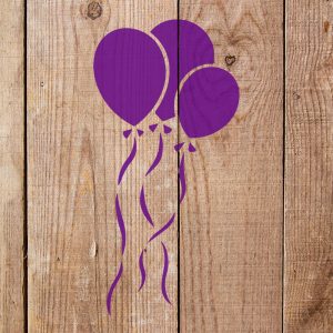 Balloons Stencil - Art and Wall Stencil - Image 4