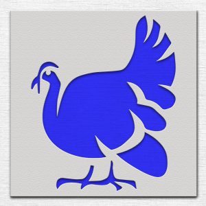Turkey Stencil - Art and Wall Stencil - Image 3