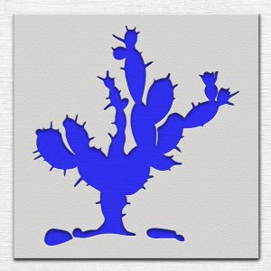 Cactus Stencil - Art and Wall Stencil - Image 4
