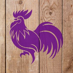 Rooster Stencil - Art and Wall Stencil - Image 4