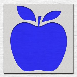 Apple Stencil - Art and Wall Stencil - Image 3