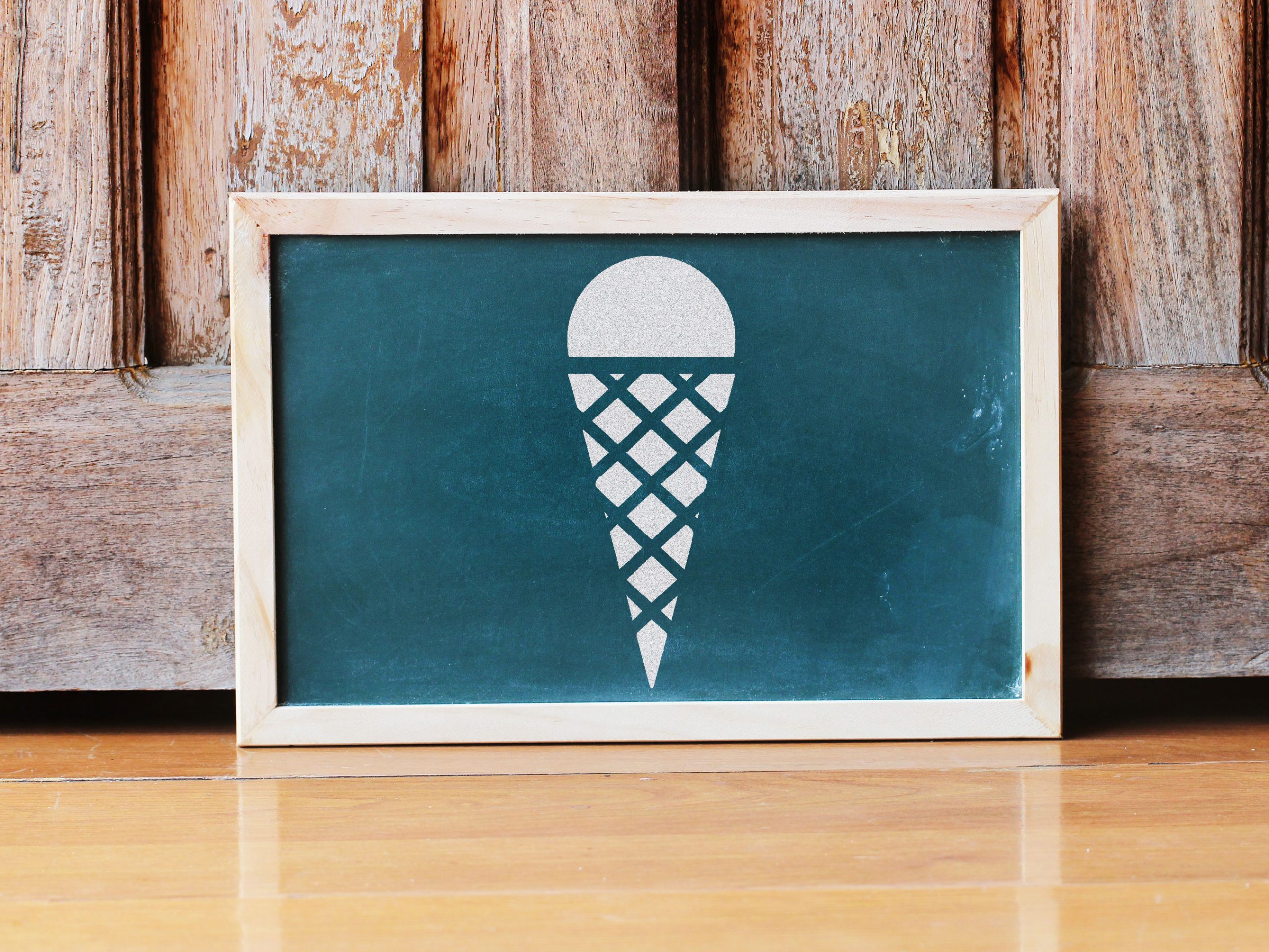 Ice Cream Cone Stencil - Art and Wall Stencil - Stencil Giant