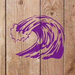 Wave Stencil - Art and Wall Stencil - Image 3