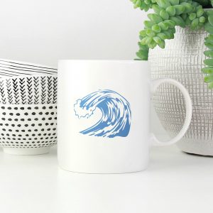 Wave Stencil - Art and Wall Stencil - Image 5