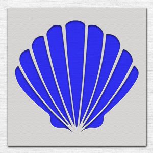 Sea Shell Stencil - Art and Wall Stencil - Image 4