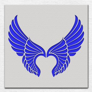 Wings Stencil - Art and Wall Stencil - Image 3