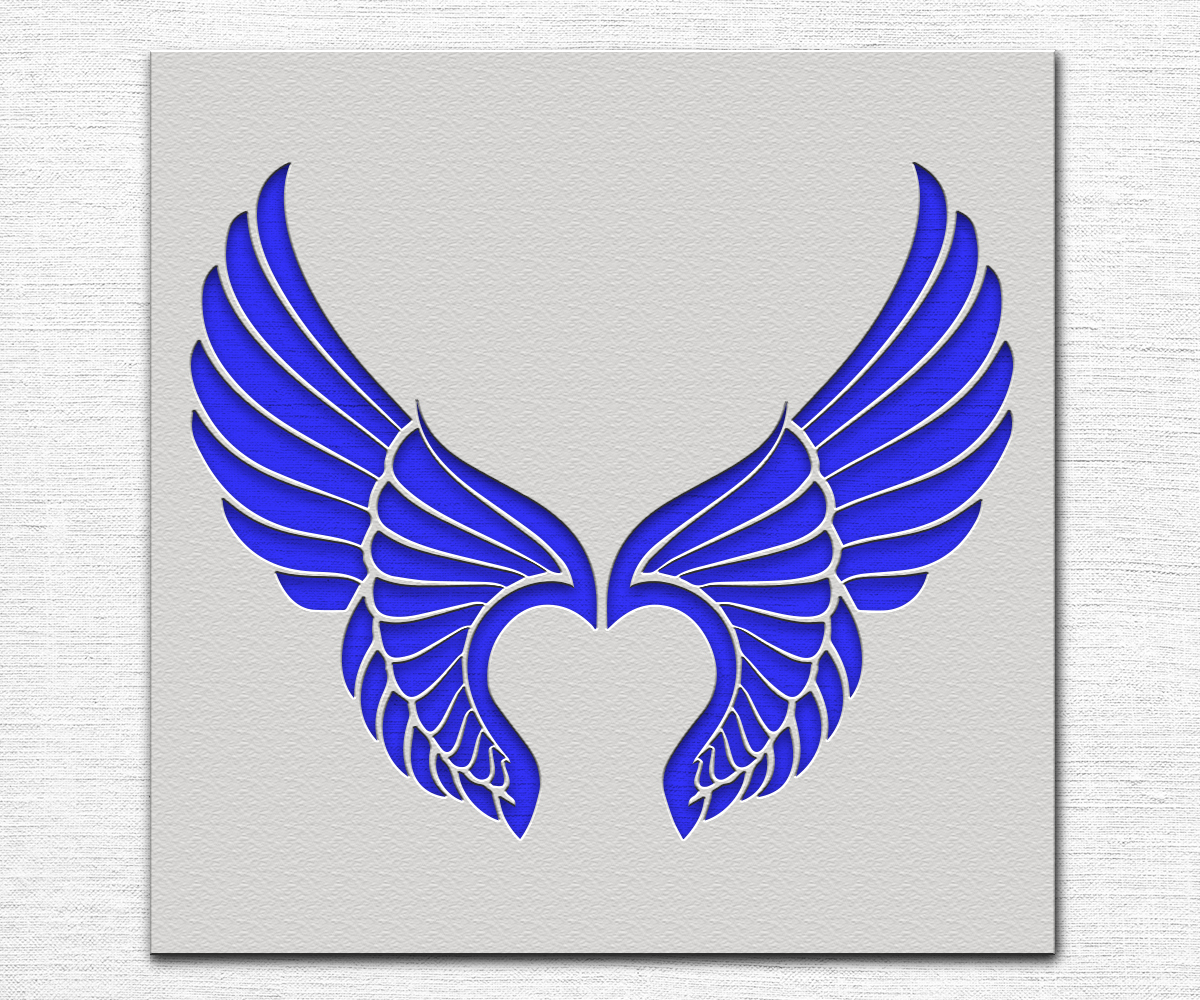 Wings Stencil - Art and Wall Stencil - Stencil Giant