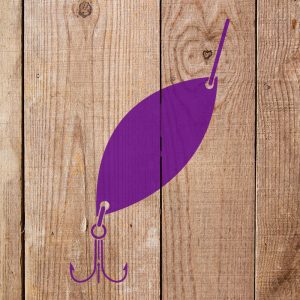 Fishing Lure Stencil - Art and Wall Stencil - Image 3