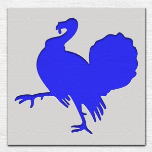 Turkey Stencil - Art and Wall Stencil - Image 3