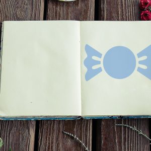 Wrapped Candy Stencil - Art and Wall Stencil - Image 6