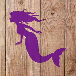 Mermaid Stencil - Art and Wall Stencil - Image 4