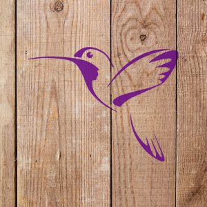 Humming Bird Stencil - Art and Wall Stencil - Image 4