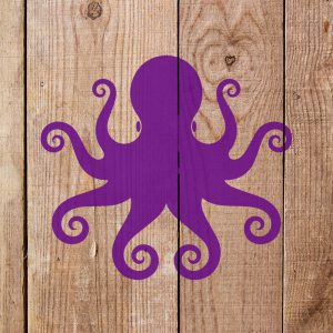 Octopus Stencil - Art and Wall Stencil - Image 4
