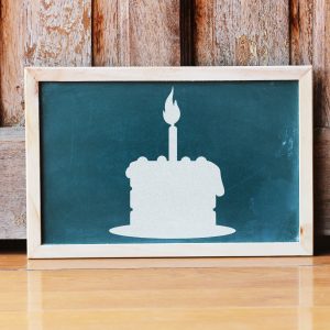 Birthday Cake Stencil - Art and Wall Stencil - Image 3