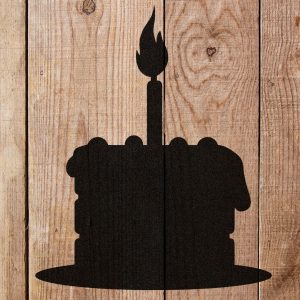 Birthday Cake Stencil - Art and Wall Stencil - Image 4