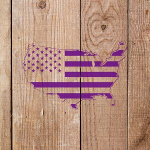 American Flag Pattern Stencil - Art and Wall Stencil - Image 5