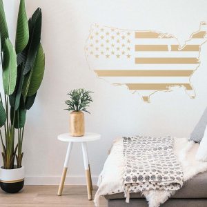 American Flag Pattern Stencil - Art and Wall Stencil - Image 3