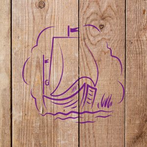 Sail Boat Stencil - Art and Wall Stencil - Image 5