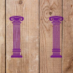 Columns Stencil - Art and Wall Stencil - Image 3