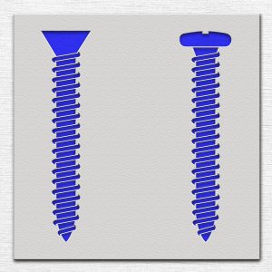 Screws Stencil - Art and Wall Stencil - Image 3